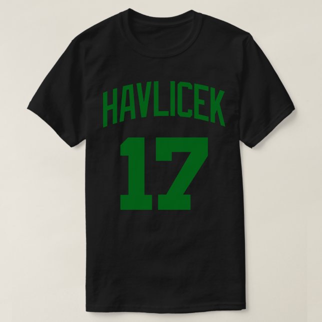 Camiseta John Havlicek Jersey White (Frente do Design)