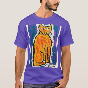 Camiseta John Hinckley pintando originalmente o gato Baby B