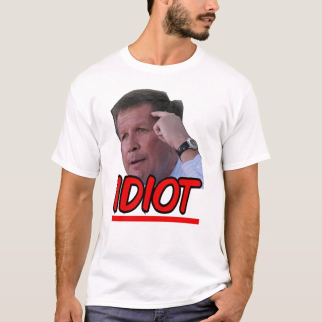Camiseta John Kasich - governador de Ohio do idiota (Frente)