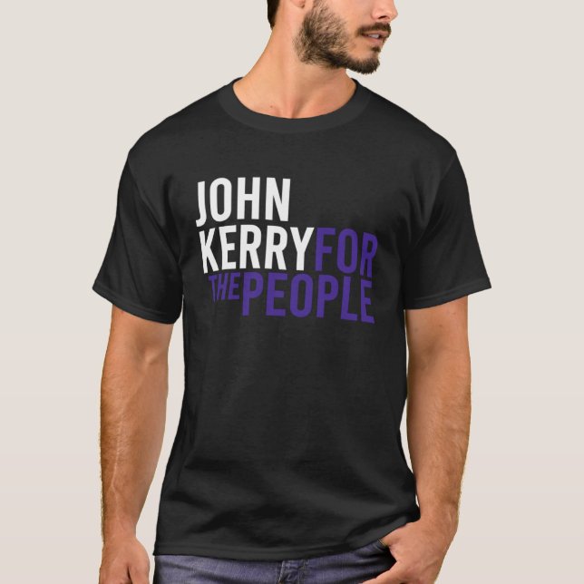 Camiseta John Kerry For The People 2024 Liberal Democrat US (Frente)