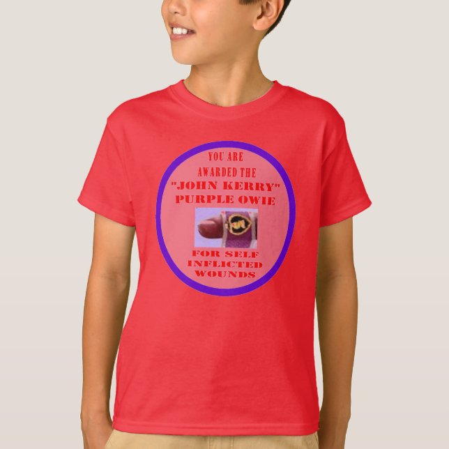 CAMISETA JOHN KERRY PURPLE OWIE (Frente)