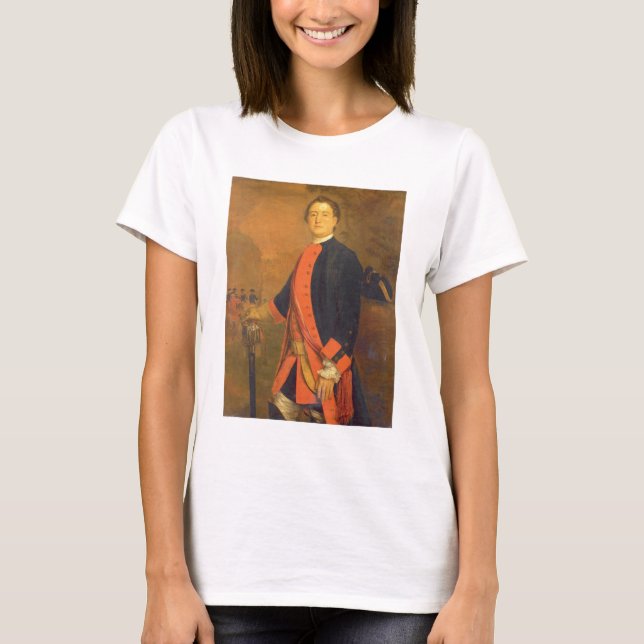Camiseta John Long Bateman Esq, Capitão do Coronel Ponsonb (Frente)