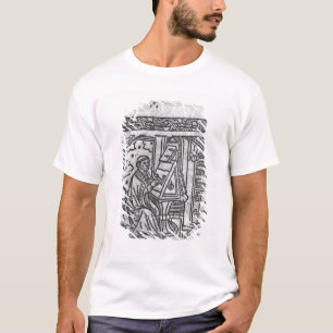 Camiseta John Lydgate em sua mesa, c.1515