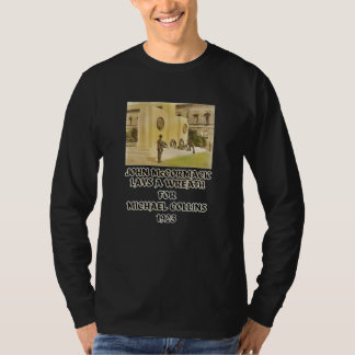 Camiseta John Mc Cormack lança coroa para Michael Collins