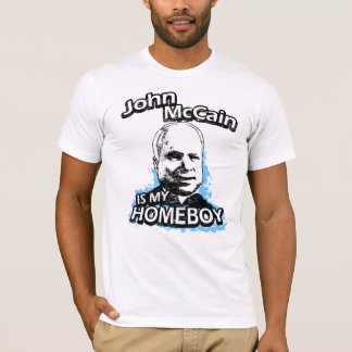Camiseta John McCain é meu ficar em casa