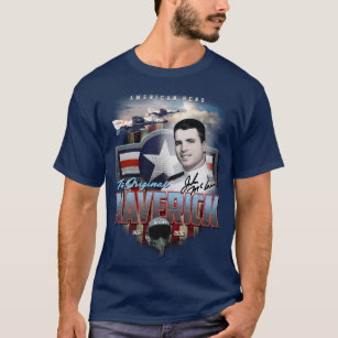 Camiseta John McCain o herói americano independente