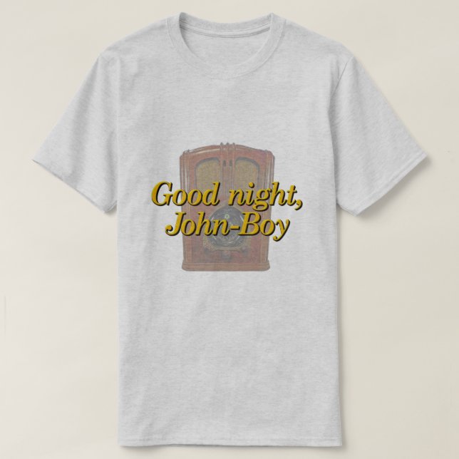 Camiseta John-Menino da boa noite (Frente do Design)