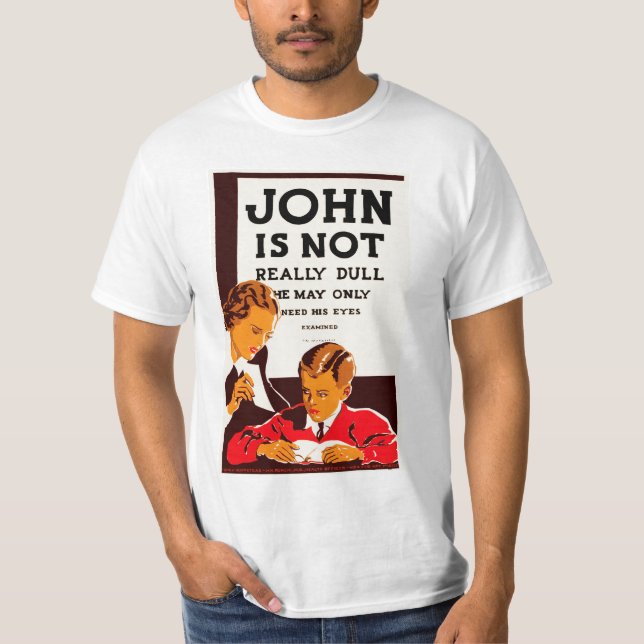 Camiseta John Não É Muito Dull (Frente)