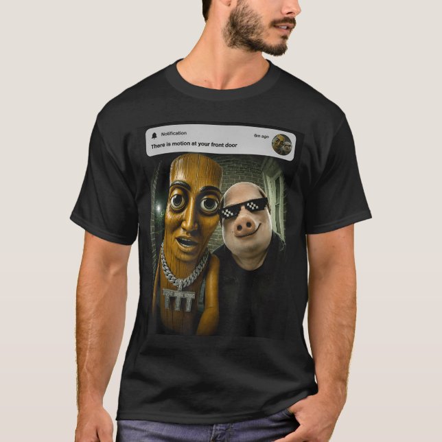 Camiseta John Pork Triple T Existe (Frente)