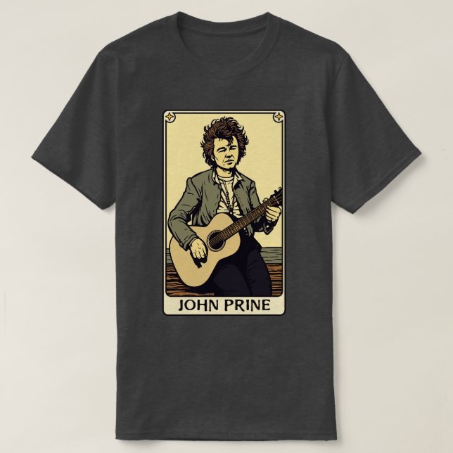 Camiseta John Prine State Of Mind (Frente do Design)