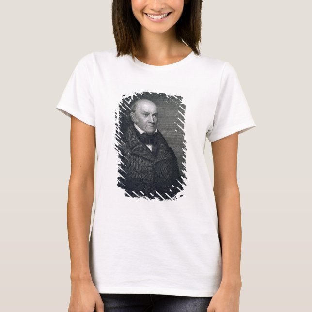 Camiseta John Quincy Adams, gravado por John Wesley Paradis (Frente)