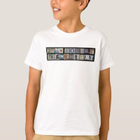 John Rogers Cinza/Black Ringer Tee