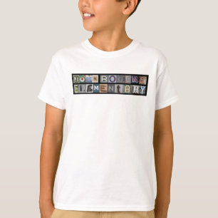 Camiseta John T cinzento/preto de Rogers da campainha