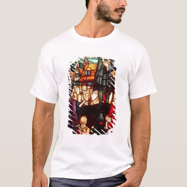 Camiseta John Wesley que Preaching os evangelho em (Frente)