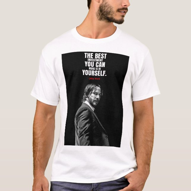 Camiseta John Wick quotes T-Shirt (Frente)