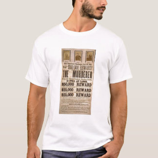 Camiseta John Wilkes Booth quis o poster