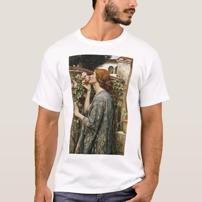 Camiseta John William Waterhouse - A Alma Do Rosa (Frente)