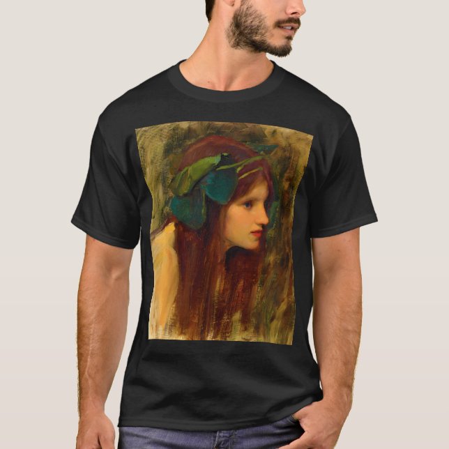 Camiseta John William Waterhouse Female Head Study For 'A (Frente)