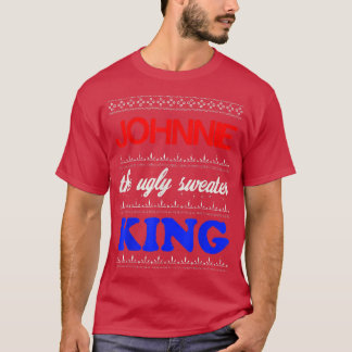Camiseta JOHNNIE, o doce nobre Rei Feliz Feriados T-Shi