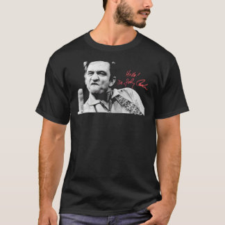 Camiseta Johnny CASH Slim Ajustado T-Shirt Essencial