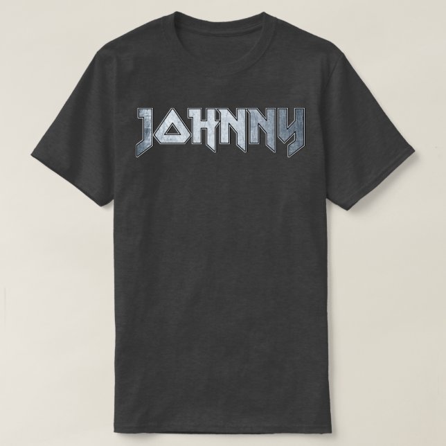 Camiseta Johnny de metal pesado (Frente do Design)