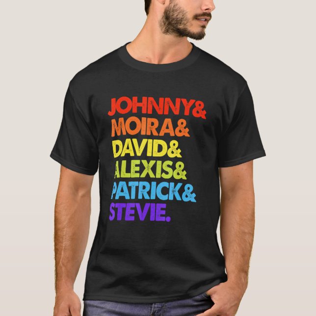 Camiseta Johnny E Moira E David E Alexis (Frente)