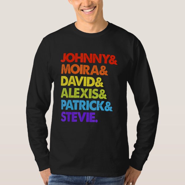 Camiseta Johnny E Moira E David E Alexis (Frente)
