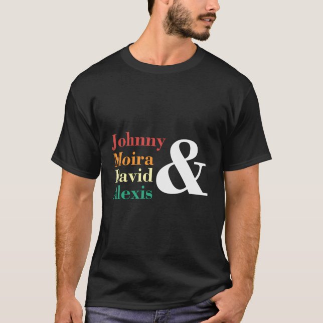Camiseta Johnny Moira David Alexis (Frente)