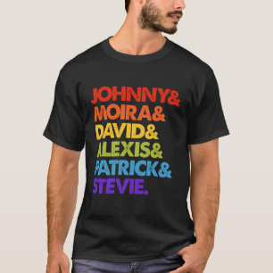 Camiseta Johnny, Moira, David E Alexis