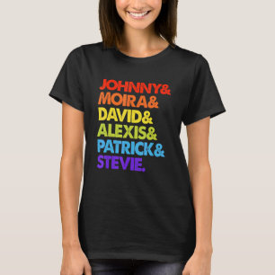Camiseta Johnny, Moira, David E Alexis