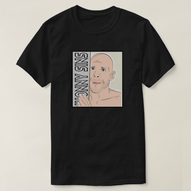 Camiseta Johnny Sins Clássico (Frente do Design)