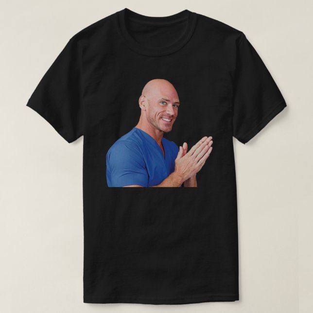 Camiseta Johnny Sins Sticker.png (Frente do Design)
