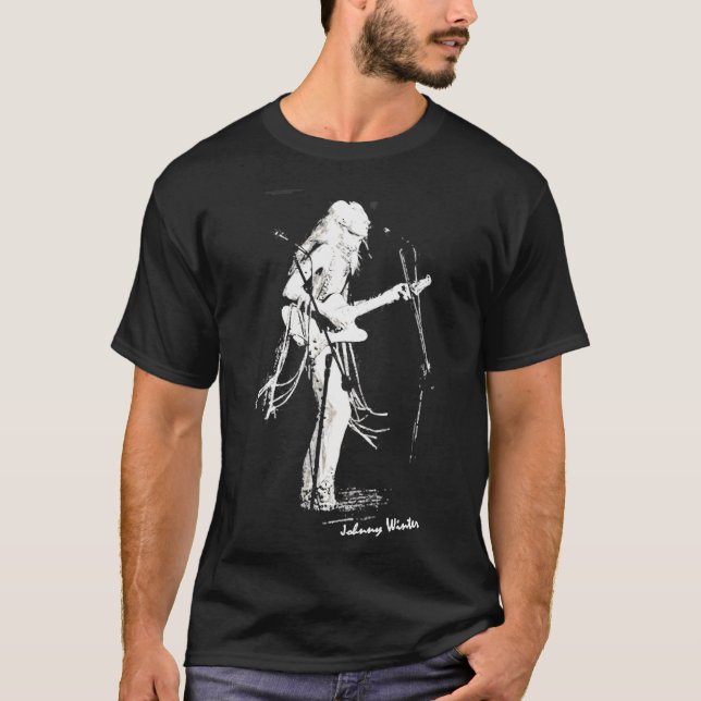 Camiseta Johnny Winter Classic T-Shirt (Frente)