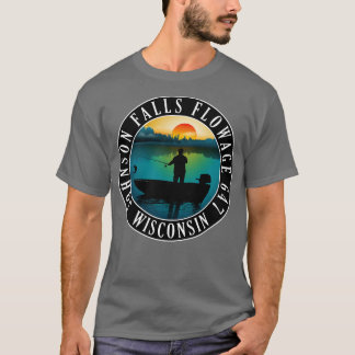 Camiseta Johnson Falls Flowage 647 Wisconsin Fisheries