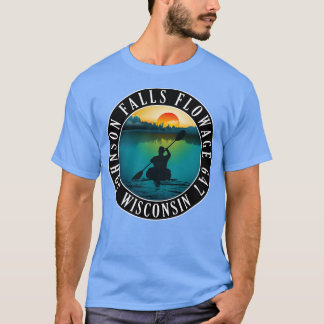 Camiseta Johnson Falls Flowage 647 Wisconsin Kayaking