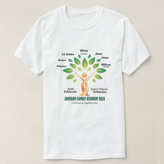 Camiseta Johnson Family Reunion Basic T-Shirt (Frente do Design)