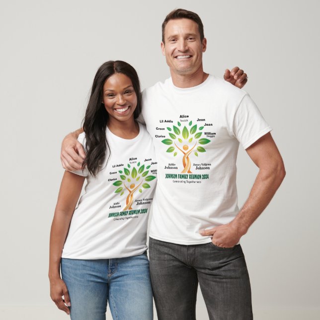 Camiseta Johnson Family Reunion Basic T Shirt Man/Woman (Unissex)
