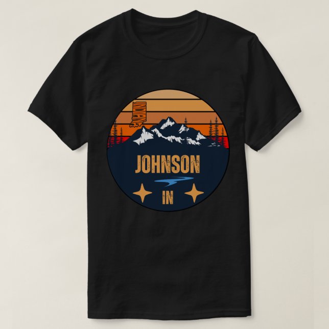 Camiseta Johnson, Indiana (Frente do Design)