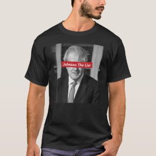 Camiseta Johnson, O Mentiroso Pm Boris Do Reino Unido Tem Q