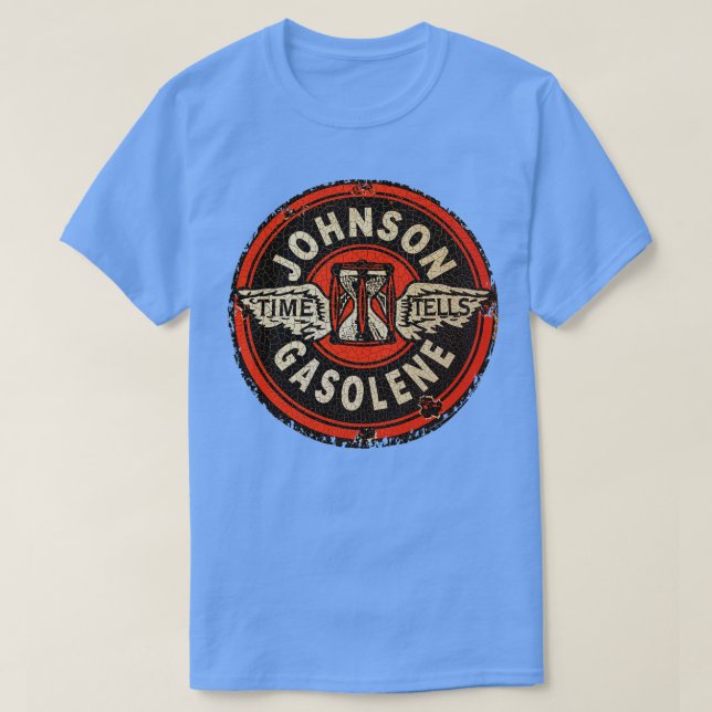 Camiseta Johnson Time conta Gasolina 1 (Frente do Design)