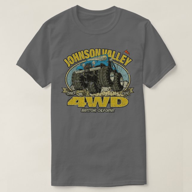 Camiseta Johnson Valley 4WD 1974 (Frente do Design)
