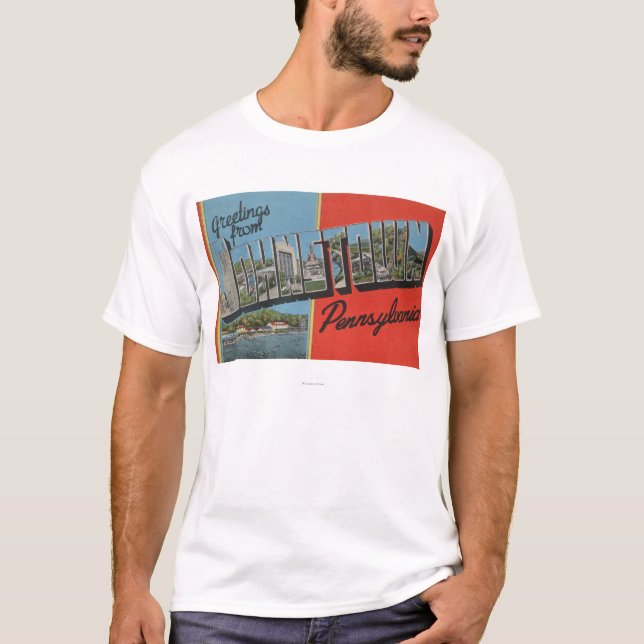 Camiseta Johnstown, Pensilvânia - grandes cenas da letra (Frente)