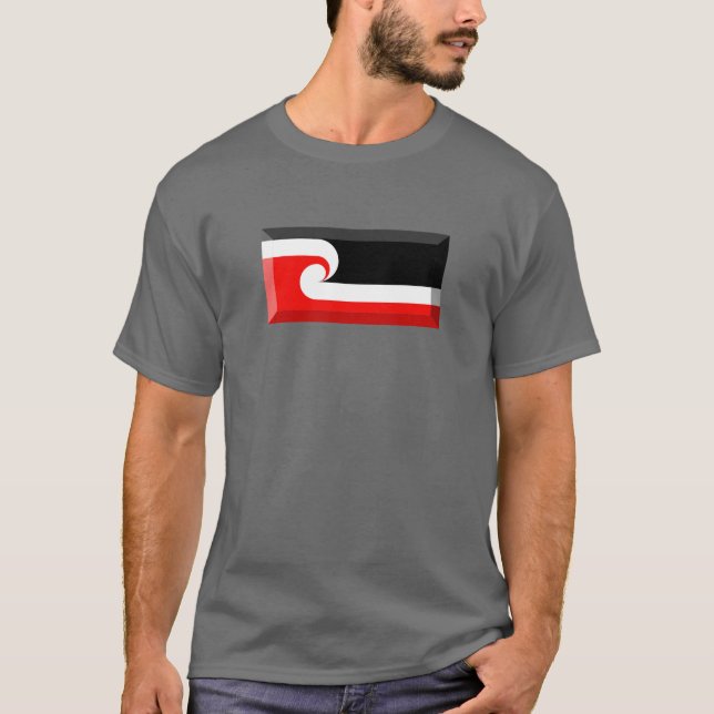 Camiseta Jóia maori da bandeira (Frente)