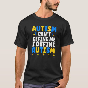 Camiseta Joias de Conscientização do Autismo Bandeira Autis
