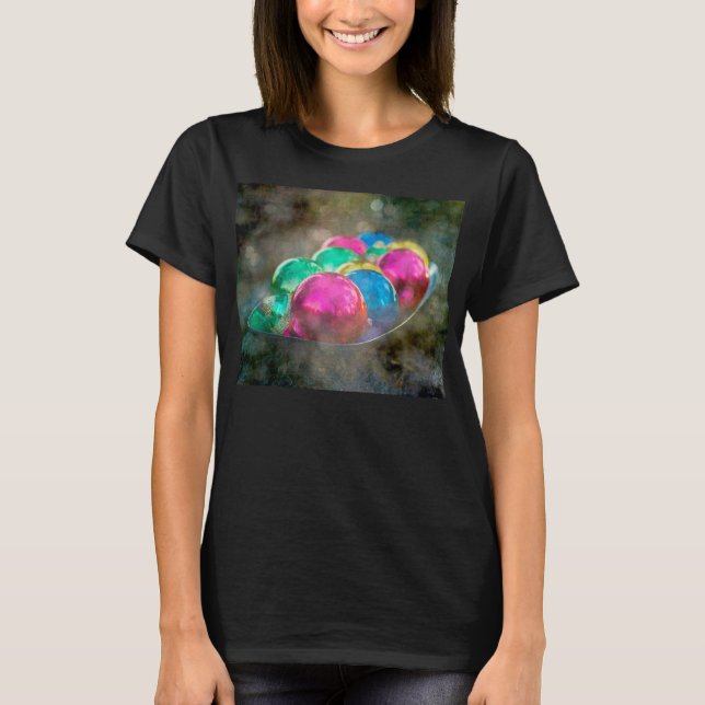 Camiseta Joias dos Enfeites de natal da Floresta (Frente)