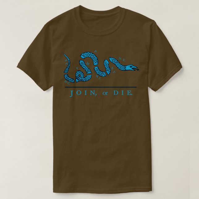 Camiseta Join Azul ou Morre (Frente do Design)