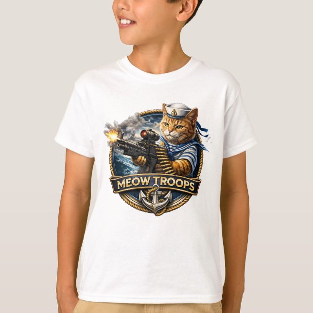 Camiseta Join the Elite. Join the Meow Troops (Frente)