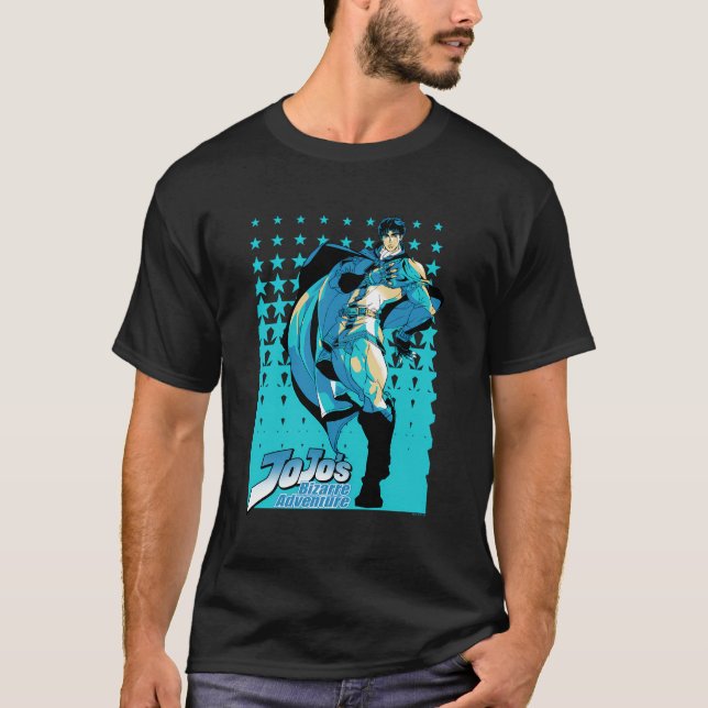 Camiseta Jojo Parte 1 Phantom Blood Jonathan Joestar Star P (Frente)