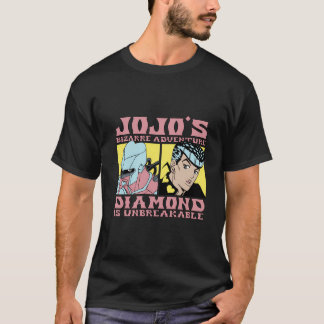 Camiseta Jojo Parte 4 Josuke E Drawi De Diamante Louco Bril