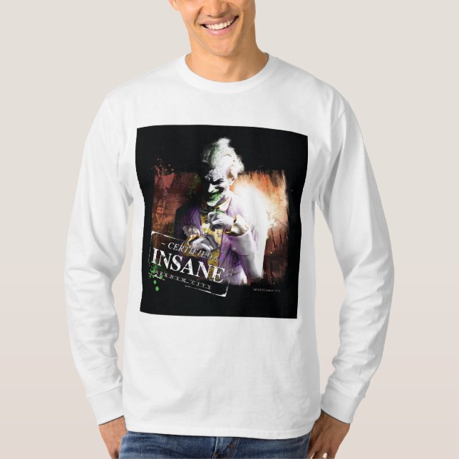Camiseta Joker - Insano Certificado (Frente)